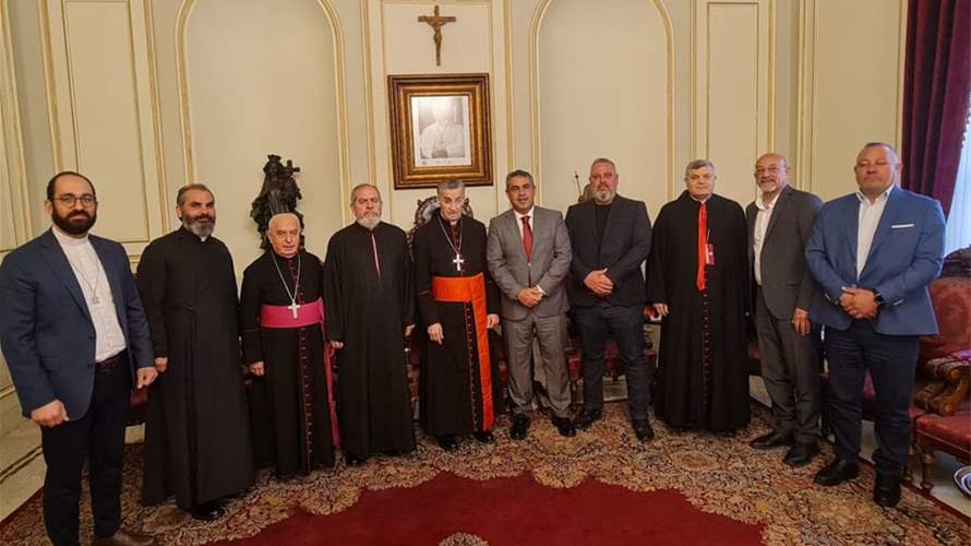 الراعي يلتقي وفد بلدة علما الشعب