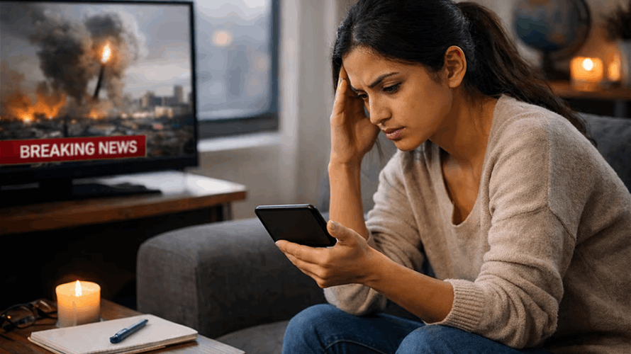 حتى لو كنت بعيدًا عن القصف… يبقى عقلك تحت الهجوم: هكذا تزرع أخبار الحروب الخوف في داخلنا