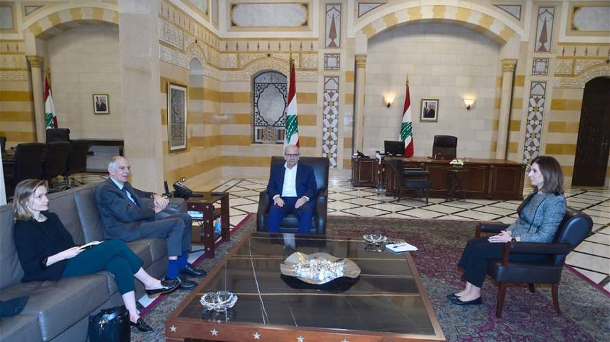 سلام التقى سفير فرنسا... وبحثٌ في مساعي وقف التصعيد