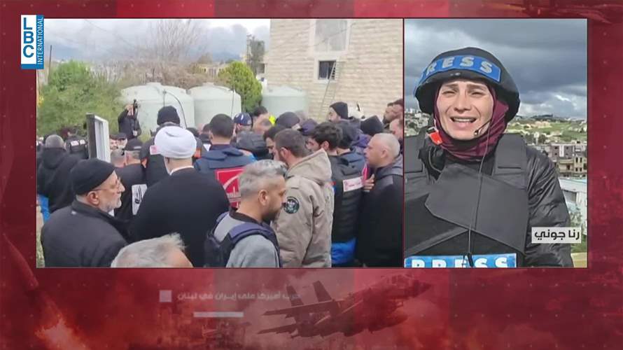 تشييع مسعفين في النبطية وارتفاع عدد شهداء فرق الإسعاف إلى 42