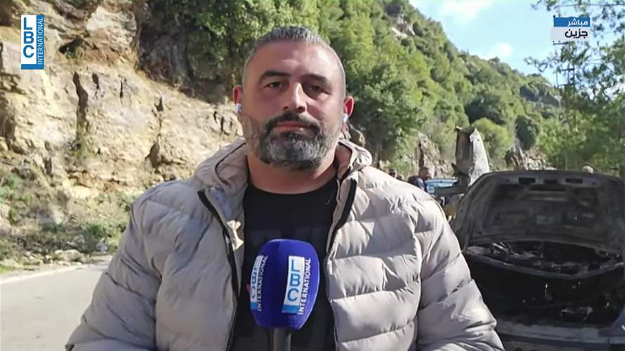 الـLBCI عند النقطة التي استُهدف فيها الصحافيون على طريق جزين...