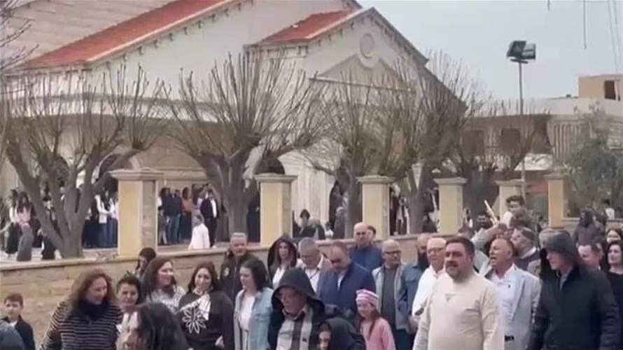 البلدات الجنوبية احتفلت بأحد الشعانين على الرغم من استمرار العدوان الإسرائيلي 