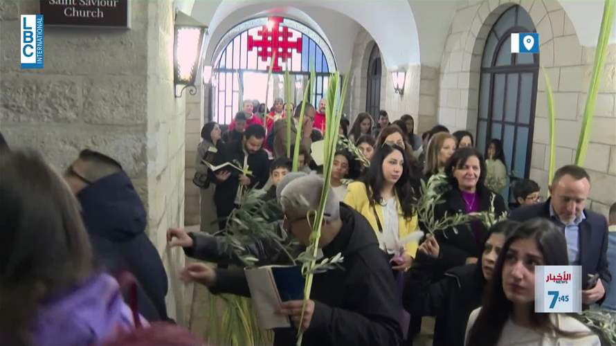 في احد الشعانين في العالم... نبذ للحروب