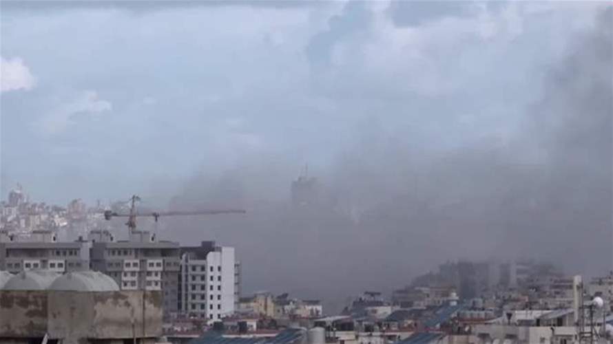 غارة إسرائيلية تستهدف الضاحية الجنوبية... إليكم الصورة