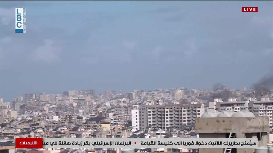 غارتان على الضاحية الجنوبية لبيروت...اليكم الصورة