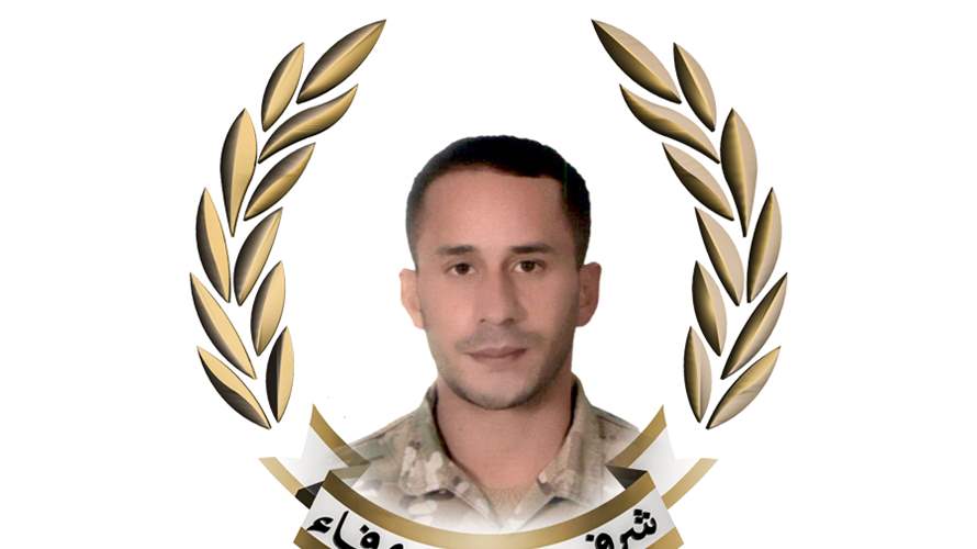 الجيش اللبناني ينعى الجندي علي حسين عجم الذي استشهد بغارة إسرائيلية في العامرية – صور