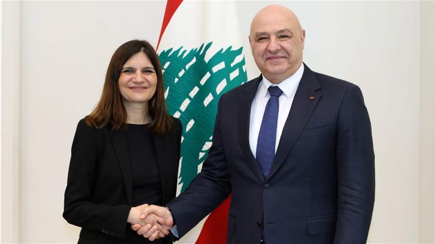 الرئيس عون للوزيرة المفوضة للجيوش الفرنسية: لبنان يرحب بدعم الرئيس ماكرون للوصول إلى وقف لإطلاق النار وبدء مفاوضات وفق المبادرة الرئاسية التفاوضية