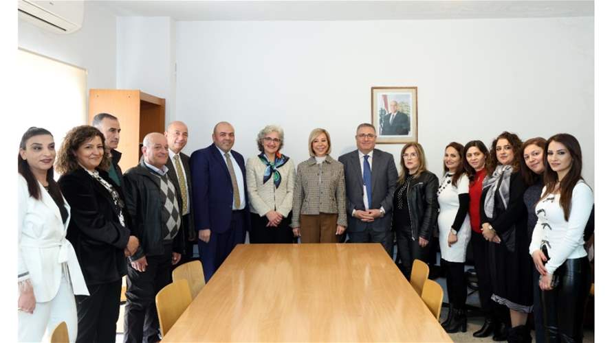 اللبنانية الأولى خلال جولتها على "كاريتاس" والمنطقة التربوية في بعبدا: لبنان سينهض بإرادة شعبه والعلم سلاحنا للنجاح