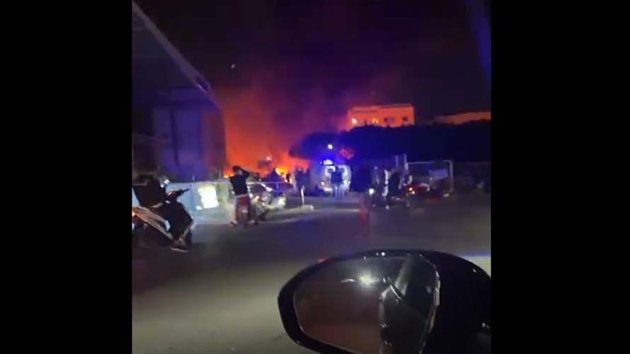 مشاهد من الإستهداف الإسرائيلي في الجناح