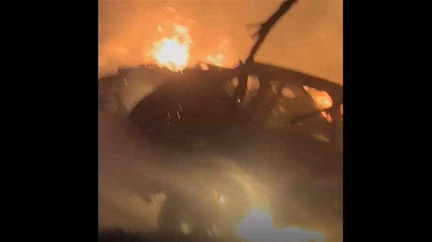 الإستهداف الإسرائيلي في الجناح طال عددًا من السيارات (فيديو)