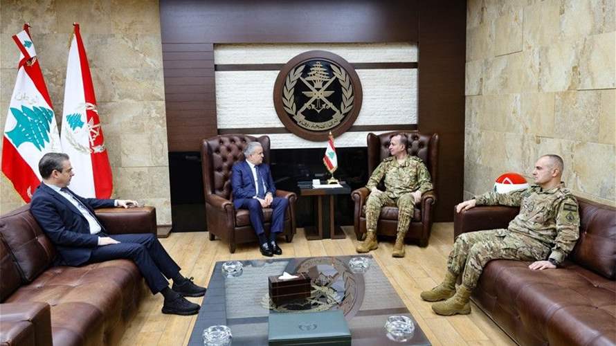 هيكل استقبل درغام والصحناوي وحمدان ووزير البيئة أكد أهمية الجيش في حماية السلم الأهلي