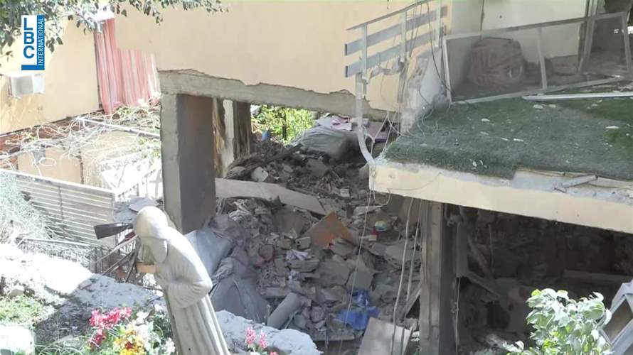 من عين سعادة الـLBCI تعاين المكان المستهدف