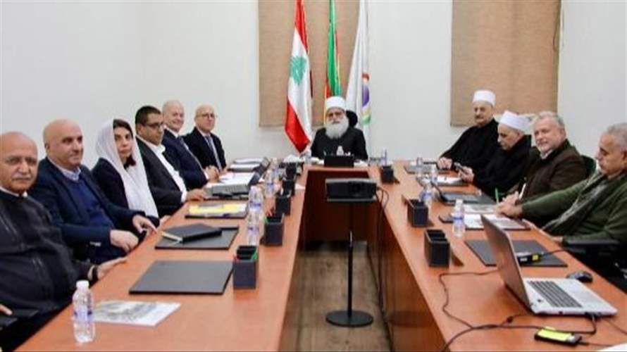 المجلس المذهبي يناشد دول القرار الضغط لوقف الحرب وحماية المدنيين ويشدد على حماية السلم الأهلي والاستقرار