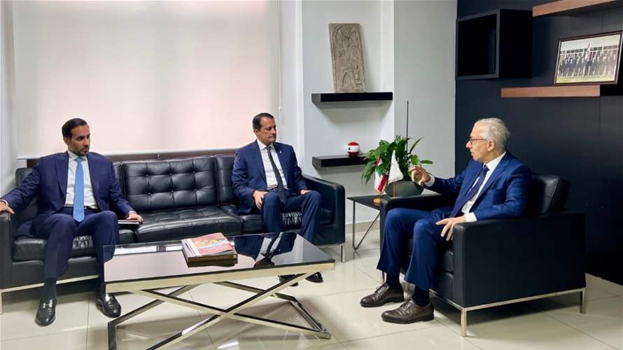 البساط بحث مع السفير القطري في سبل التعاون والدعم