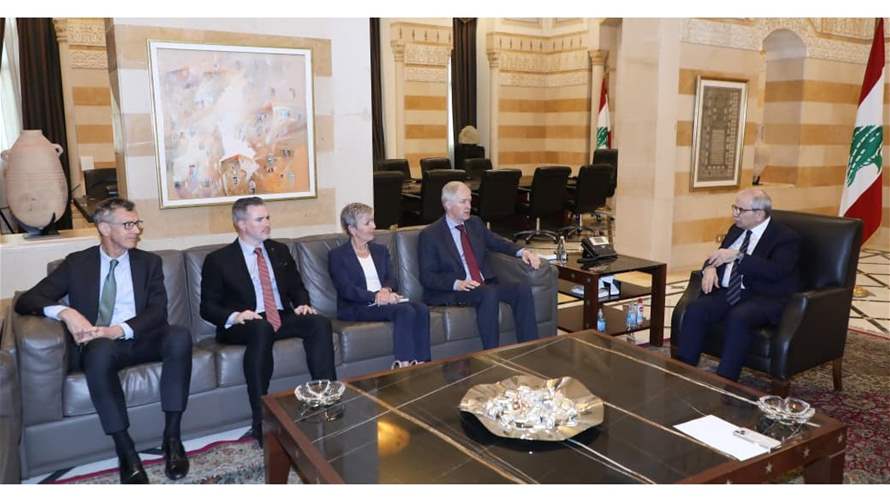 لقاء بين رئيس الحكومة و4 سفراء بحث في مرحلة ما بعد انتهاء مهمة "اليونيفيل" والمفاوضات مع إسرائيل ومسار الإصلاحات المالية