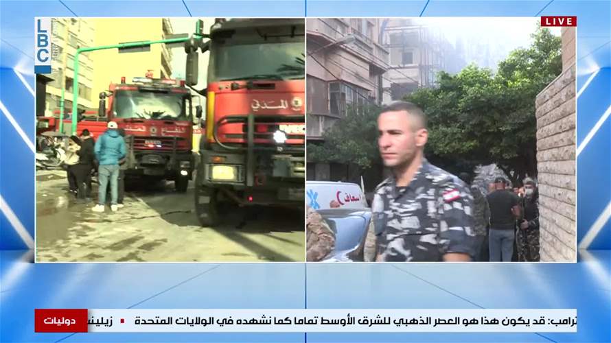 المشهد من عين المريسة: محاولات بحث وإنقاذ في ظل دمار