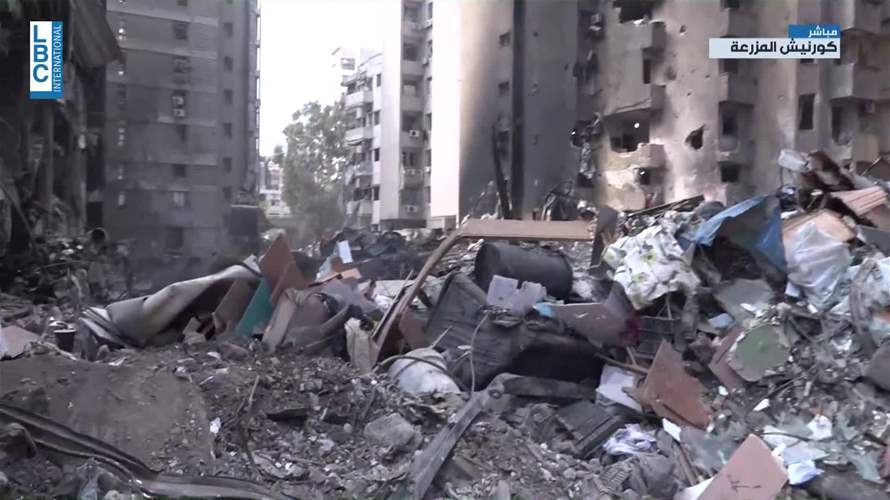 بعد الغارات الإسرائيلية أمس... هكذا يبدو الوضع في كورنيش المزرعة 