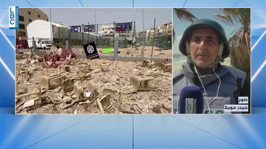 المشهد من مواقع في صور بعد الإستهدافات الإسرائيلية