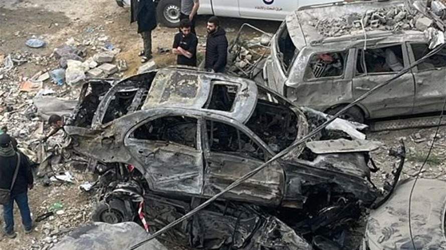 6 شهداء بغارة استهدفت مغسلا للسيارات في جباع