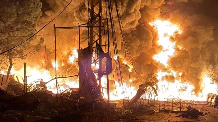 غارة استهدفت مولدات الكهرباء في جبشيت