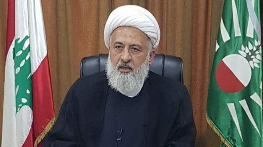 الخطيب تلقى اتصالا من دريان وعزا بشهداء أمن الدولة: العدوان على سرايا النبطية يكشف زيف ادعاءات العدو