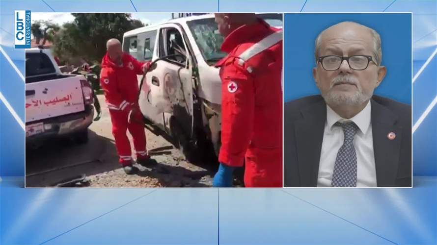 للمرة الثانية خلال 24 ساعة... استهدافات إسرائيلية تطال الصليب الأحمر اللبناني