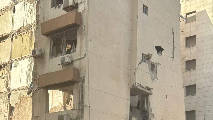 غرفة إدارة الكوارث والأزمات في محافظة بيروت: هدم مبنى تعرض للضرر في منطقة تلة الخياط