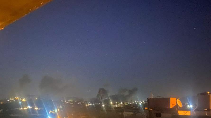 سلسلة غارات تستهدف بلدة عدشيت جنوب لبنان