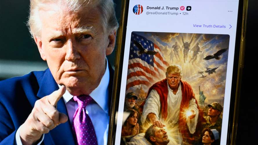 Trump's AI image of himself as Jesus-like figure follows feud with Pope Leo