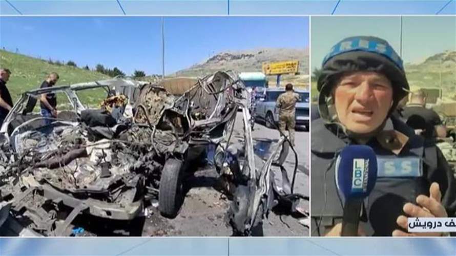 استهداف سيارة على طريق ضهر البيدر... إليكم التفاصيل