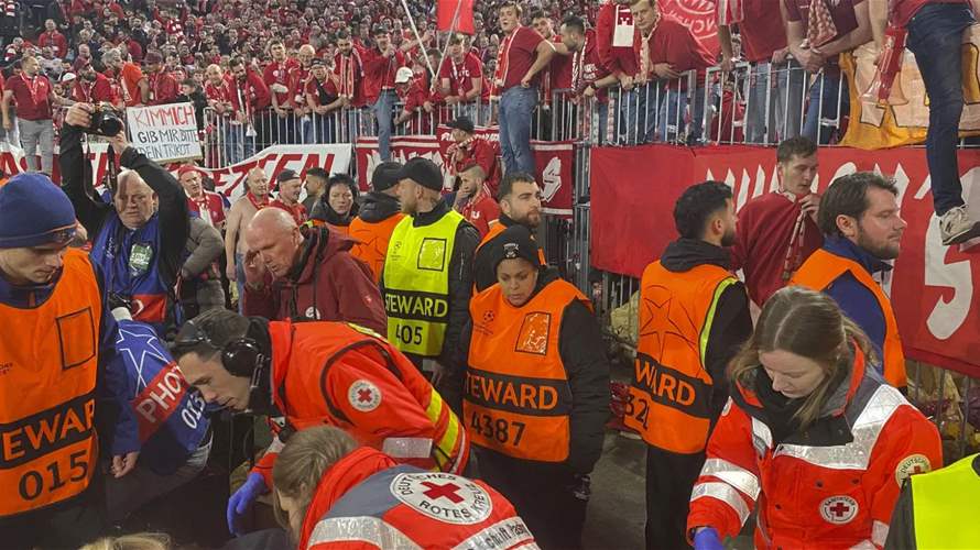 دوري أبطال أوروبا: جماهير بايرن تعتذر بعد إصابة مصورين في مباراة ريال مدريد