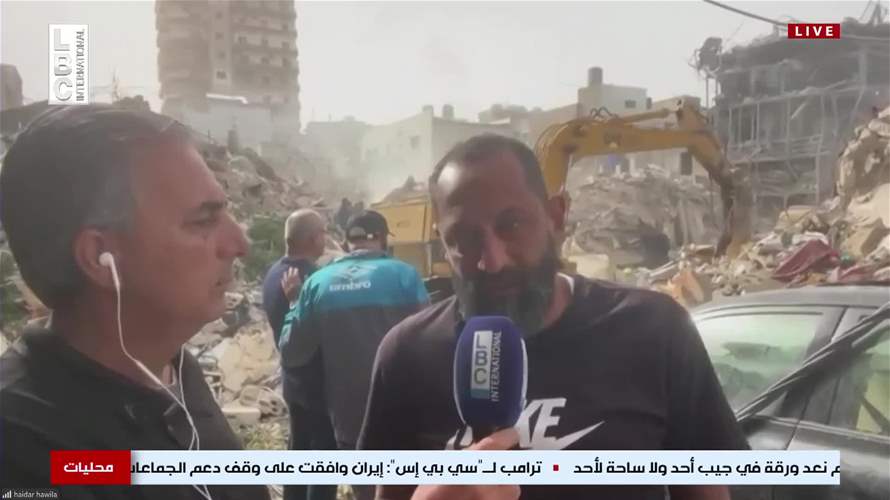 عمليات رفع الانقاض في حي سلامة في صور مستمرّة