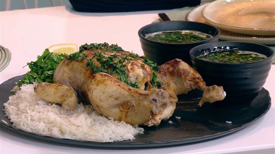 الملوخية بالدجاج والبراونيز بالطحينة... مائدة شهيّة على طريقة الشيف فادي زغيب (فيديو)
