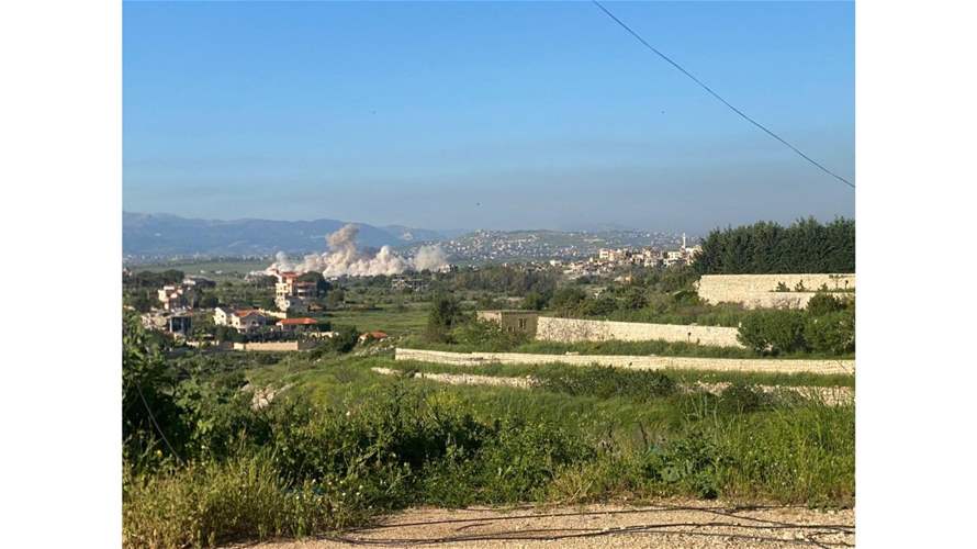 الوكالة الوطنية للإعلام: الجيش الإسرائيلي نفذ تفجيرين في بلدتي القنطرة وديرسريان وتفجير منازل في بيت ليف