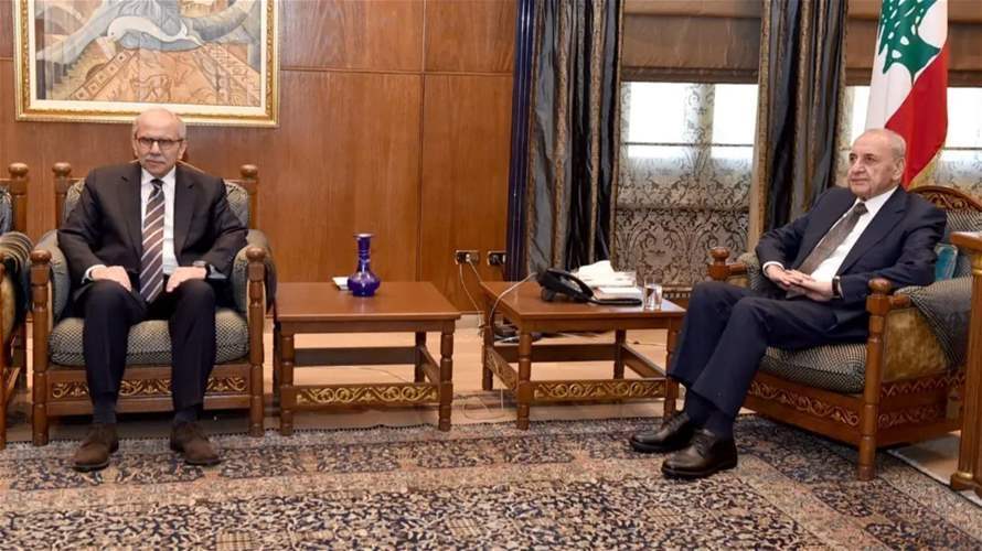 الرئيس بري بحث مع سلام في المستجدات... إيهاب مطر: رئيس مجلس النواب أبدى تفاؤلا بالمرحلة المقبلة