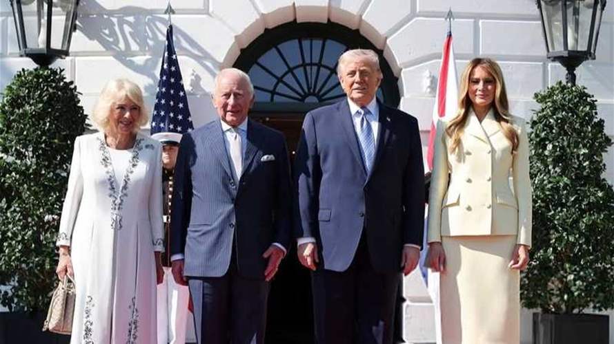 ترامب يستقبل الملك تشارلز الثالث في البيت الأبيض