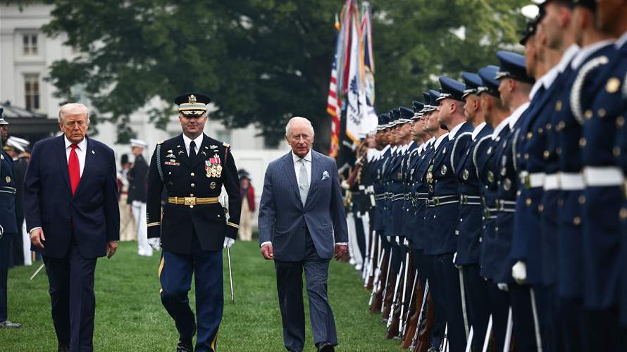 استقبال رسمي للملك تشارلز الثالث والملكة كاميلا بالبيت الأبيض... ترامب: لم يكن للأميركيين أصدقاء أقرب من البريطانيين