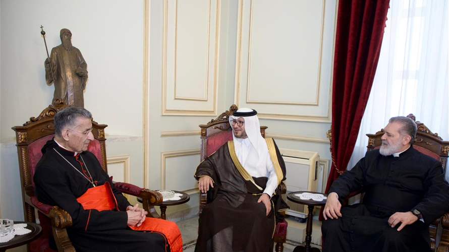 السفير السعودي زار بكركي: ترسيخ الولاء للوطن يبقى الركيزة الأساسية لأي نهوض مستقبلي