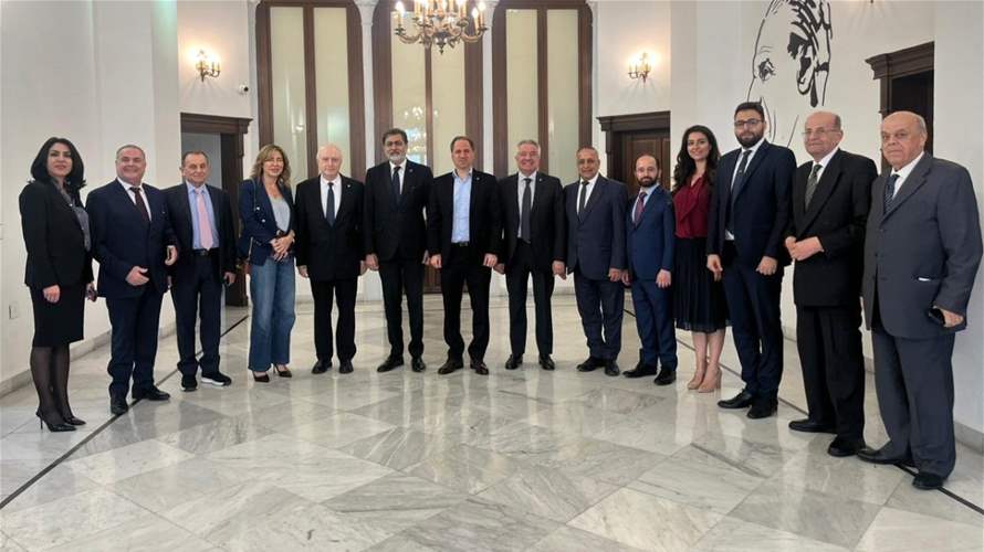 رئيس الكتائب بحث مع غبريال في مسار المفاوضات الجارية بواشنطن