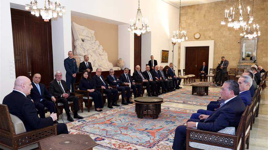 President Aoun urges Israel to honor ceasefire, says Lebanon awaiting US date for talks