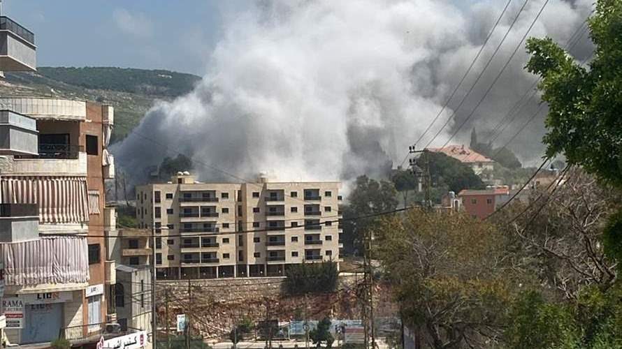 غارة إسرائيلية استهدفت حي آل حمزة في مدينة النبطية