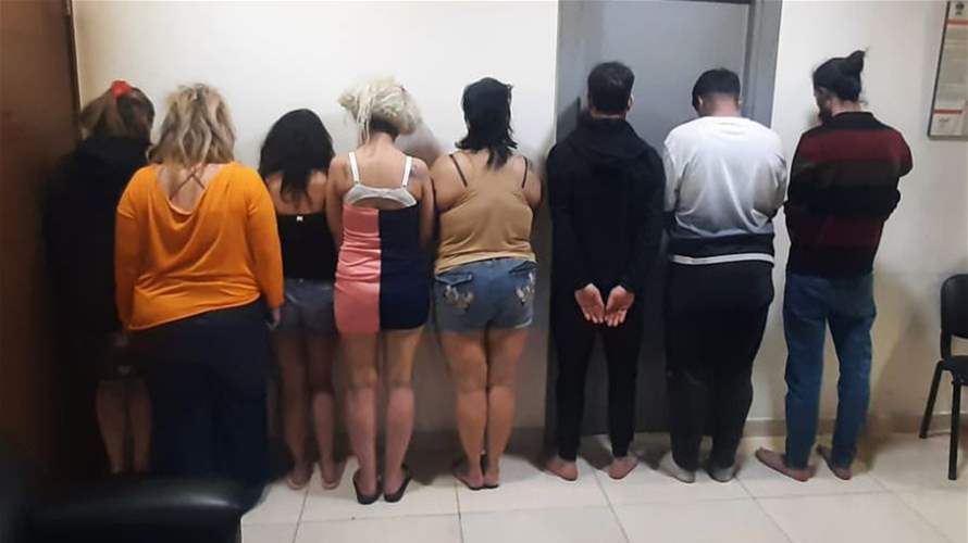 شبكة تنشط في مجال الاتجار بالبشر والدعارة في كسروان... وتوقيف أفرادها بالجرم المشهود