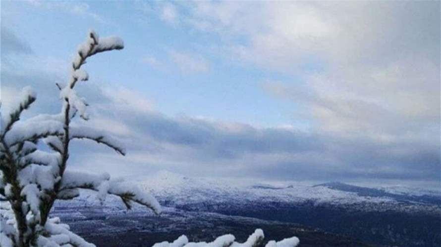 منخفض جوي ممطر بغزارة... وثلوج على الجبال العالية