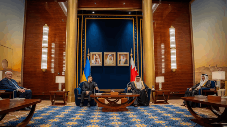 Zelensky pitches drone deal during Bahrain visit