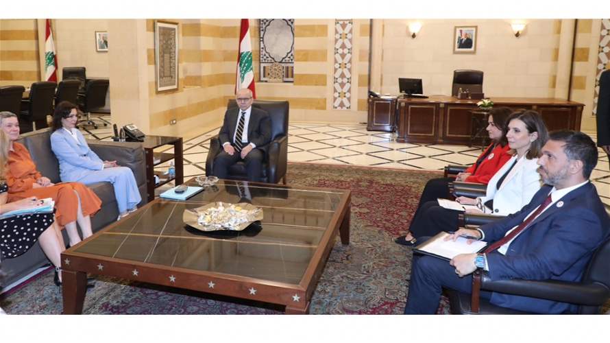 PM Salam meets Lahbib, discusses EU cooperation on humanitarian relief and emergency response in Lebanon
