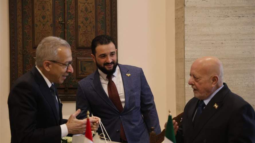 البساط يختتم زيارته إلى سوريا ويؤكد تعزيز التكامل الاقتصادي والتعاون الاستثماري وتشكيل مجلس أعمال لبناني–سوري