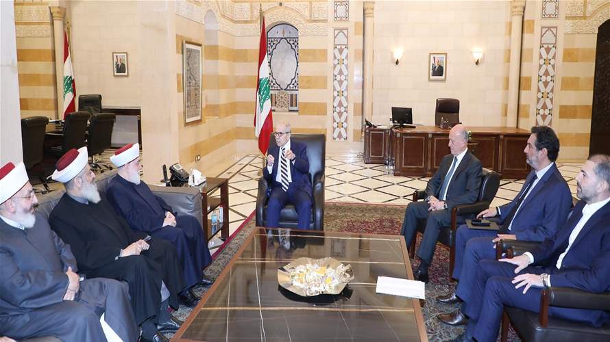 سلام استقبل وفدا شمالياً ومحور البحث موضوع العفو العام... ريفي: نحن كسنّة نطالب بالعدالة ورفع المظلومية