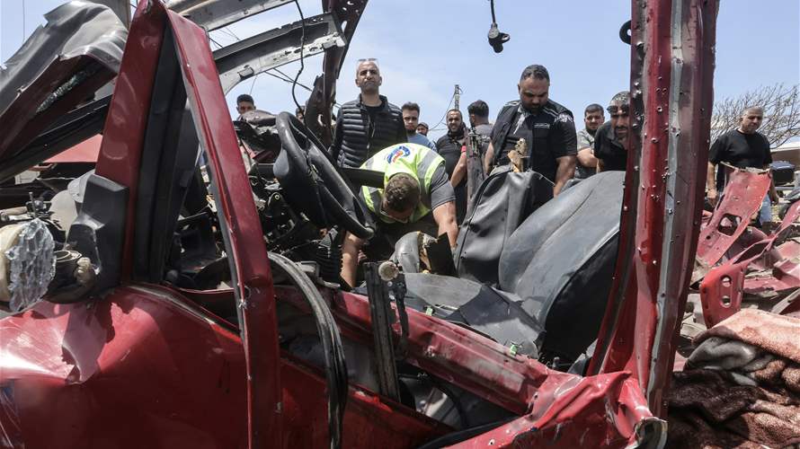 Lebanon says Israeli strikes on cars kill 12