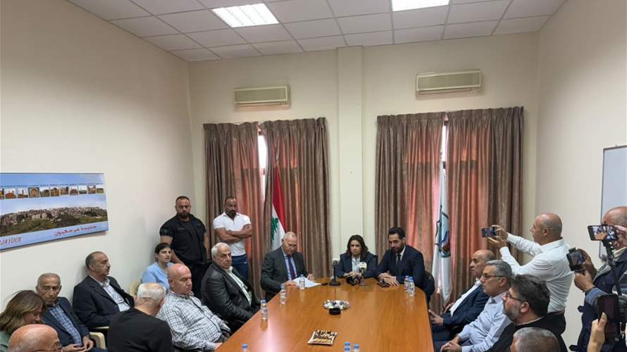وزيرة الشؤون من مرجعيون: دعم صمود أهالي الجنوب أولوية لتعزيز بقائهم وعودة النازحين