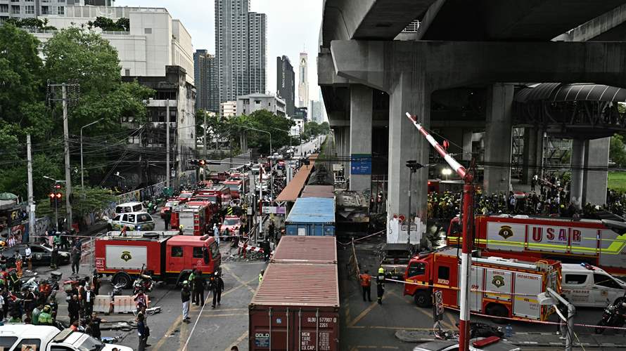 Train-bus collision kills at least eight in Bangkok: Emergency services